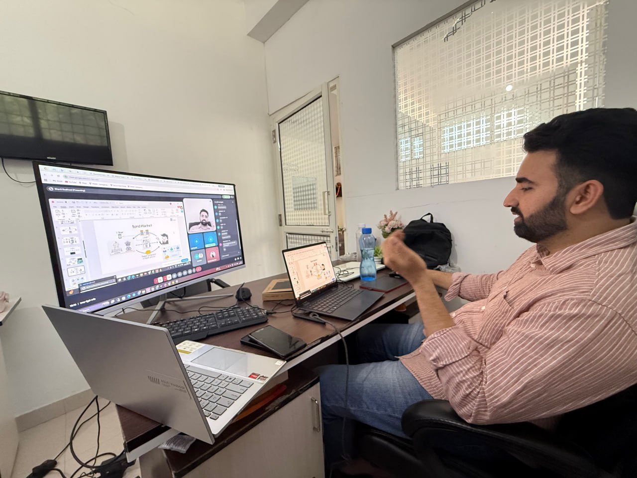 Live market session at BR Trading Academy